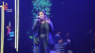 Nimra Mehra, the young music maestro of Pakistani music performance at Soul City Lahore's Balloting.